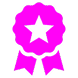 badge pink